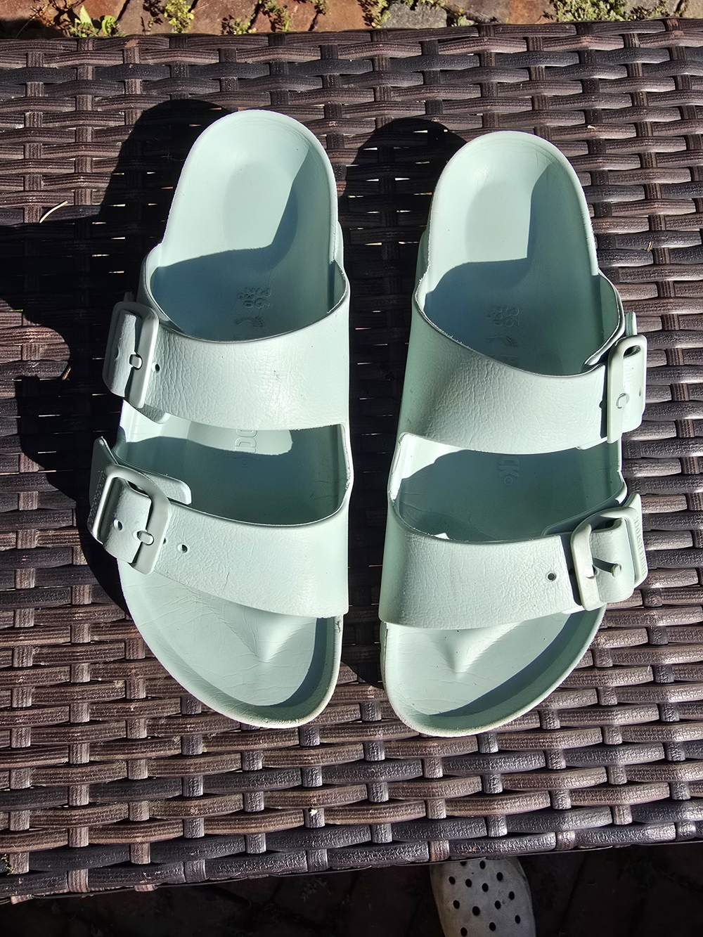 Birkenstock Arizona EVA Women's Sandals in Mint Green - Picture 4 of 11